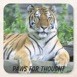 Tass for Think Tiger Underlägg Papper Kvadrat