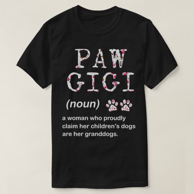 Tass Gigi Hund Grandma Women for jul Mor T Shirt (Design framsida)