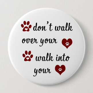 Tass Heart Quote Button Knapp