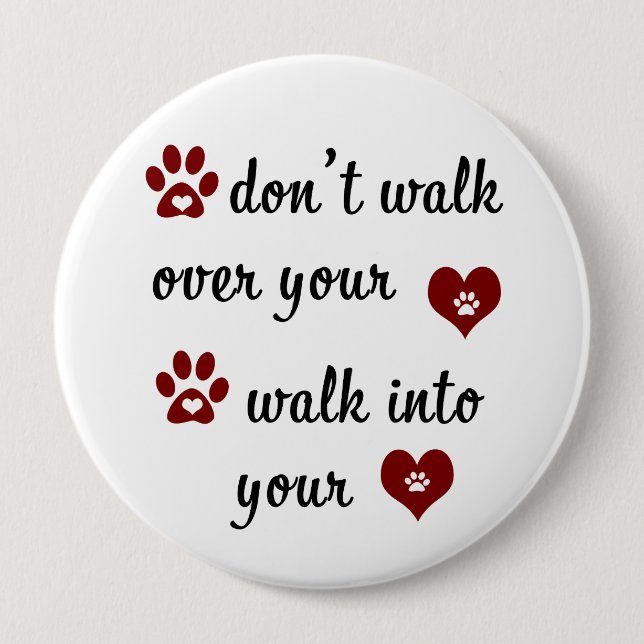 Tass Heart Quote Button Knapp (Framsida)