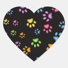 Tass Hjärtformat Klistermärke