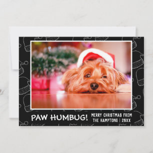 Tass Humbug Pet Photo Black Julkort