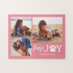 Tass Joy EDITABLE FÄRG Personlig Puzzle Pussel<br><div class="desc">Fotogåvor är de bästa gåvorna! Personlig enkelt med text och/eller bilder för ett anpassningsbar. Designad av Berry Berry Sweet. Visa fler design på www.berryberrysweet.com</div>
