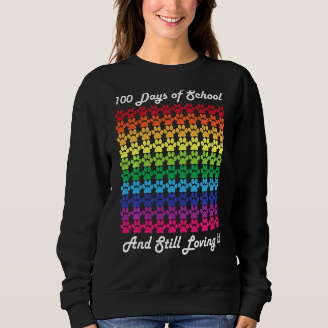 Tass Kärlek 100 dagars skollärarflicka T Shirt (Framsida)