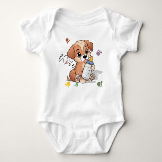 Tass Kärlek Cute Puppy Hund T Shirt