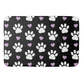 Tass Mönster, Hund, Tassar, White Tassar, Lilac He Badrumsmatta