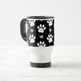 Tass Mönster, Hund, Tassar, White Tassar, Lilac He Resemugg