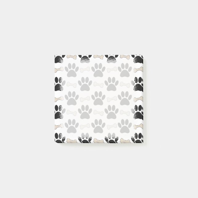 Tass och benen Mönster Post-it Block (Framsida)