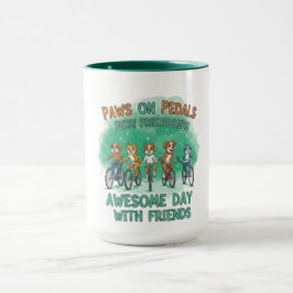 Tass på pedalerna: En fantastisk dag med vänner Mugg