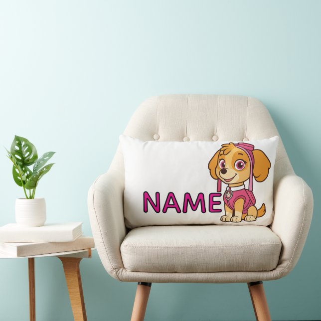 Tass Patrol Skye Pillow - Cute & Mysiga Äventyr Va Lumbarkudde (Stol)