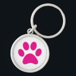 Tass      PrintKeychain Rund Silverfärgad Nyckelring<br><div class="desc">Tass,  tryck,  hund,  katt,  sällskapsdjur,  marionett,  kattunge,  sympati,  keepsaké,  hågkomst</div>