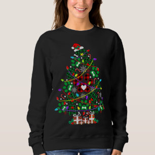 Tass Skriv ut Julgran Hund eller Kat med Santa li T Shirt