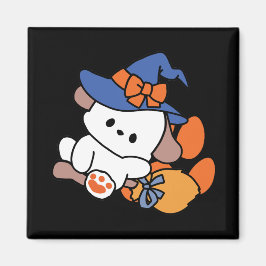 Tass-some Witch in Training - Cute Halloween Hund Magnet