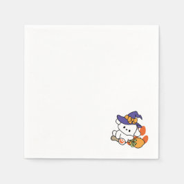 Tass-some Witch in Training - Cute Halloween Hund Pappersservett