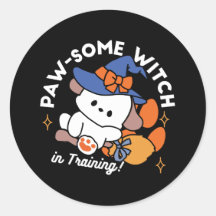 Tass-some Witch in Training - Cute Halloween Hund