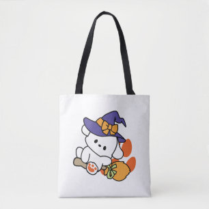 Tass-some Witch in Training - Cute Halloween Hund Tygkasse