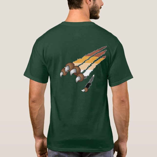 Tass & T-tröja för pride (björn) T Shirt (Baksida)