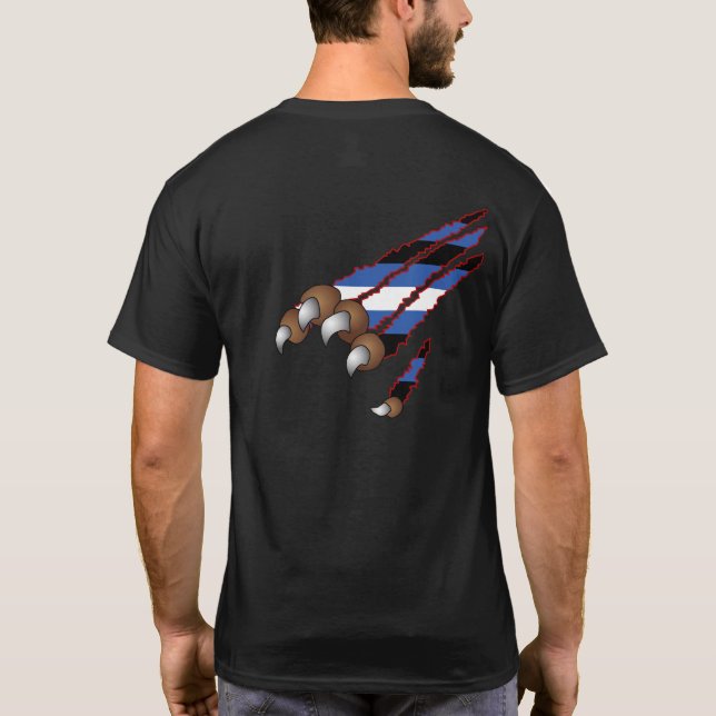 Tass & T-tröja för pride (läder) Tee Shirt (Baksida)