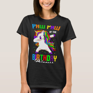 Tass Tass i födelsedagspaktusen Unicorn Dabbing B T Shirt