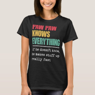 Tass Tass känner till Allting Proud World Underbar T Shirt