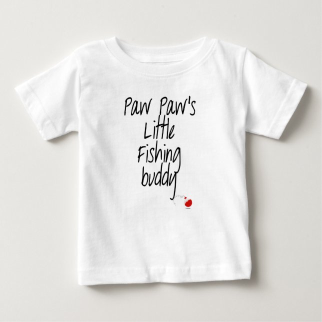 Tass Tass litet Fiske i Buddy Baby T-shirt (Framsida)