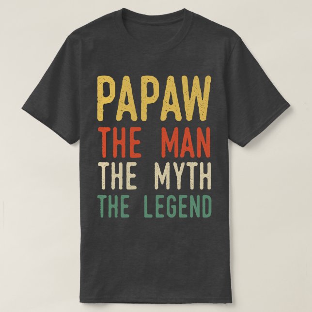 tass tass, mannen i legenden t shirt (Design framsida)