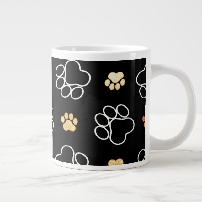 Tass-tryckt kaffe mugg jumbo mugg (Höger)