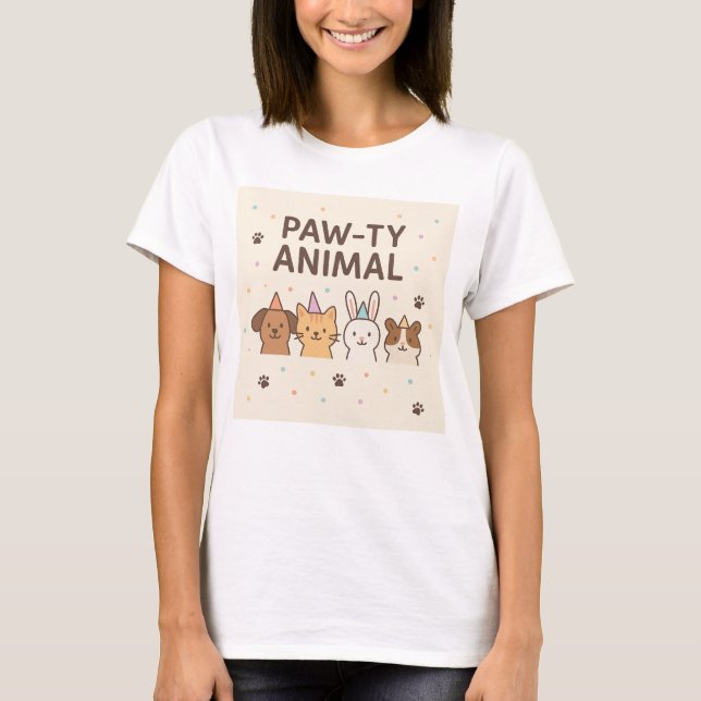 Tass-ty Animal T Shirt (Framsida)