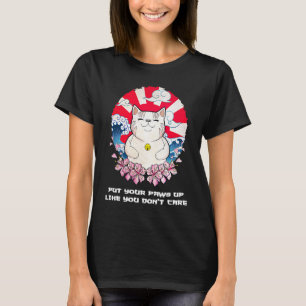 Tass upp som du inte bryr dig om Kitten Humor T Shirt