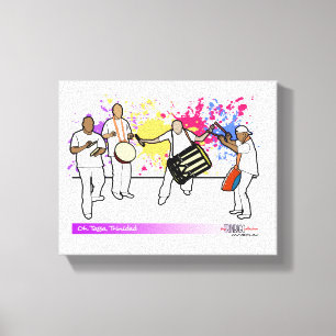 Tassa Band, Trinidad & Tobago Canvastryck