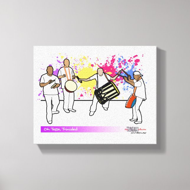 Tassa Band, Trinidad & Tobago Canvastryck (Framsida)
