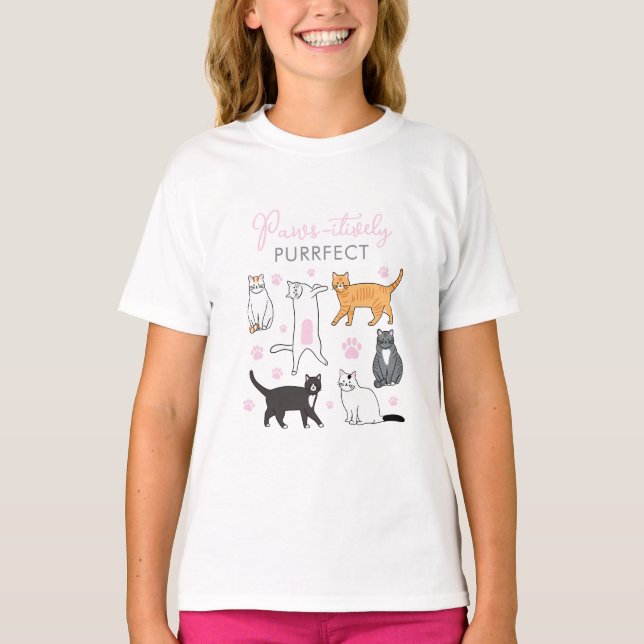 Tassar-aktiv komprimerande katt t shirt (Framsida)