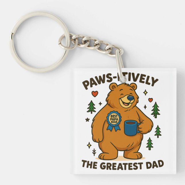 Tassar aktivt det Underbarare Pappa-björnen (Framsidan)