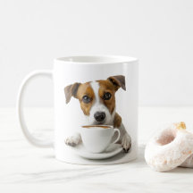 Tassar av mitt kaffe, Cute Hund, Anpassningsbar