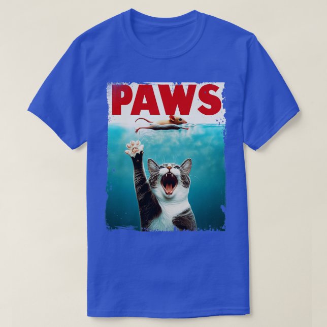 Tassar Cat och Mouse Top Cute Cat T Shirt (Design framsida)