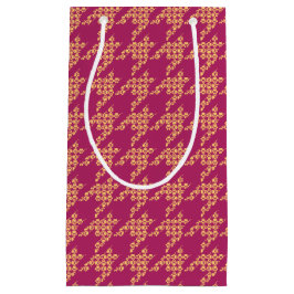 Tassar-för-Ge Houndstooth Gift Bag