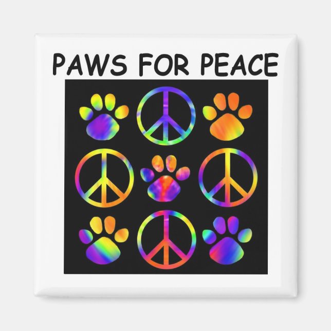 Tassar for Peace Magnet (Framsidan)
