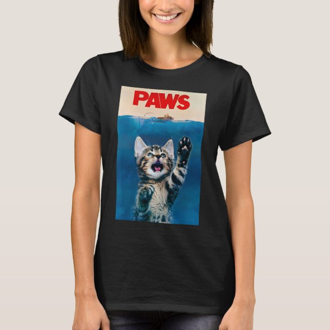 Tassar Funny Cat Parody Cat Lover Gift Kitten Shar T Shirt (Framsida)