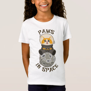 Tassar i rymden Kat Astronaut Cosmic animal T Shirt