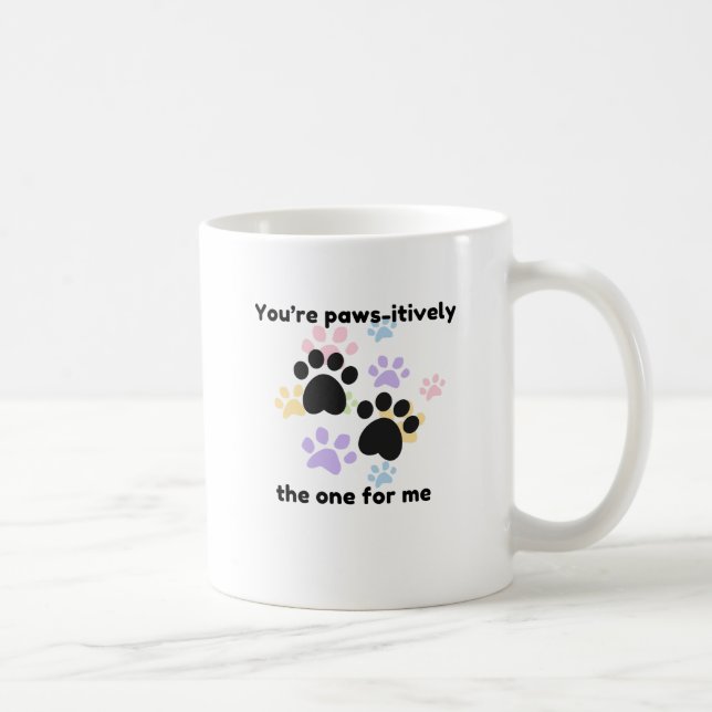 "Tassar-jittivt the One for Me - Cute Hund älskare Kaffemugg (Höger)