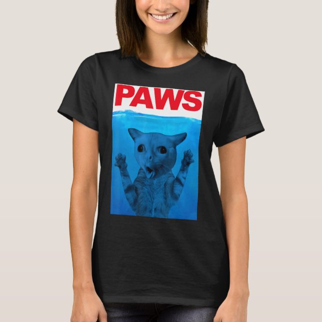Tassar Kat Medlemsstat Humor Kattunge Pappor Mamma T Shirt (Framsida)