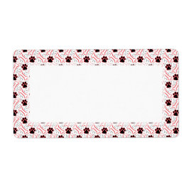 Tassar och Bones Funny Design för Hundälskare Fraktsedel