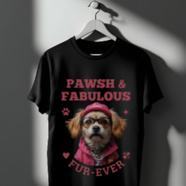 Tassar och Fabulous Päls någonsin | Cute Hund älsk T Shirt