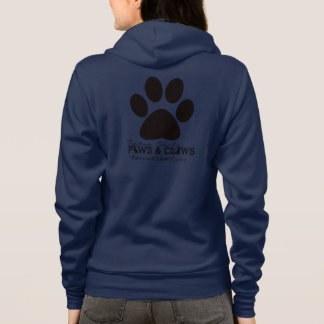 Tassar och Klo Paw Print Hoodie Tee