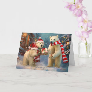 Tassar och Presenter: En Polar med julklapp Kort