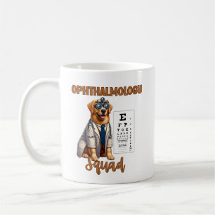 Tassar och vision Djurftalmologi Squad Kaffemugg
