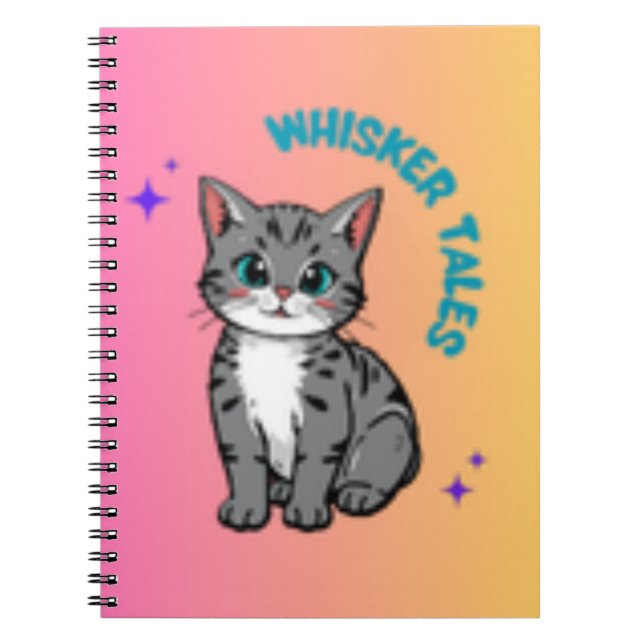 Tassar & Pages - Cat Lover's Notebook Anteckningsbok (Framsidan)
