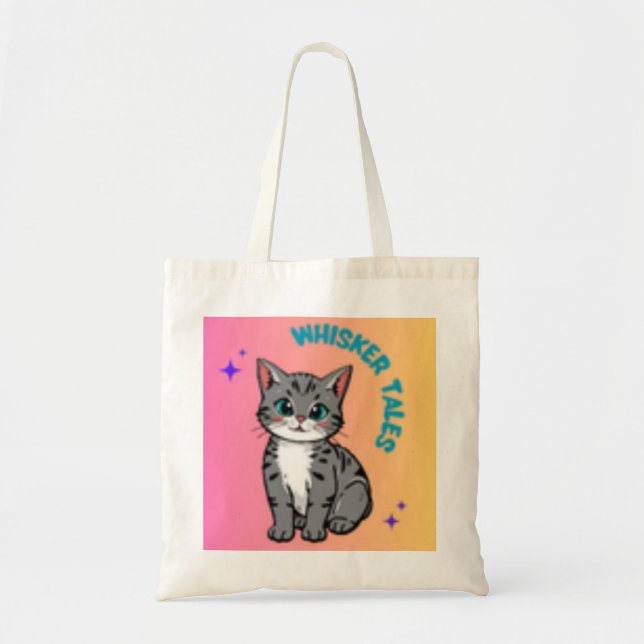 Tassar & Pages - Cat Lover's Tote Bag Tygkasse (Framsidan)