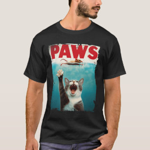 Tassar parody Cat Mouse Humous Cat Chasing Mouse K T Shirt
