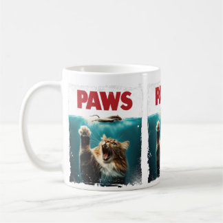TASSAR parody Cat Mouse Humous Cat Chasing Mouse Kaffemugg